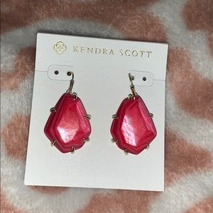 Kendra Scott Pink Milky Earrings